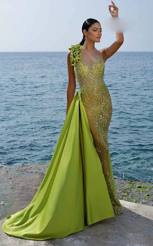Mermaid Dress Women's Square-Neck DressesMNM Couture K3994 Dress