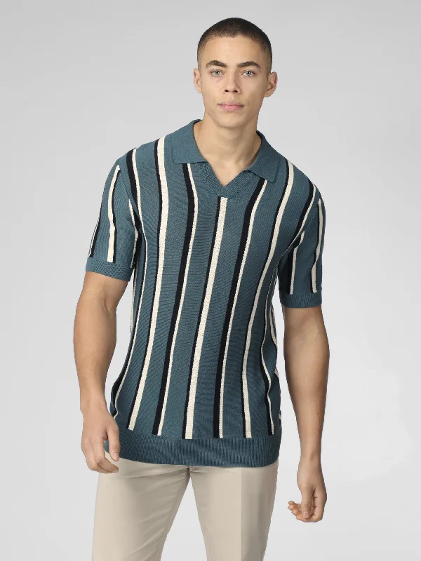 men's fleece-lined hoodie with kangaroo pocket Signature Vertical Stripe Open Neck Polo - Teal men's fleece-lined hoodie with kangaroo pocket Signature Vertical Stripe Open Neck Polo - Teal