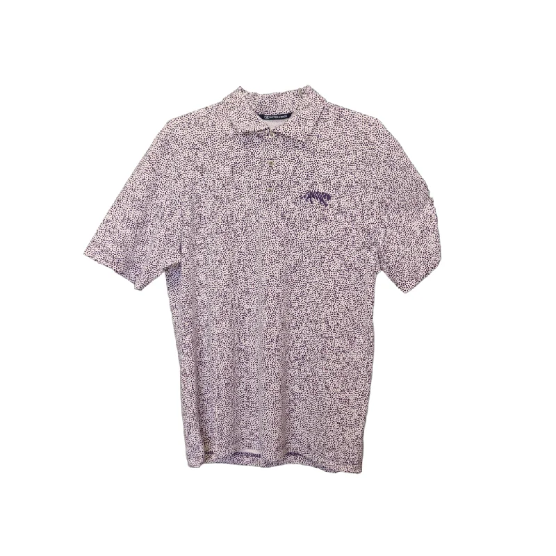 men's henley shirt with contrast stitching LSU Tigers Men's Botanical Print Polo