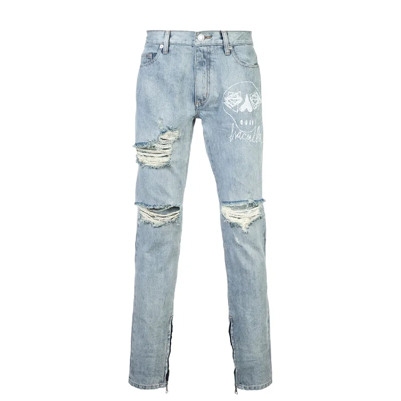 Men's stretch twill pants for comfort BLOW ME JEANS