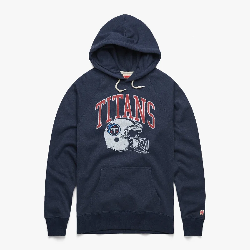 Men's hooded sweatshirt for comfort Men's hooded sweatshirt for music festivalsTennessee Titans Helmet Hoodie
