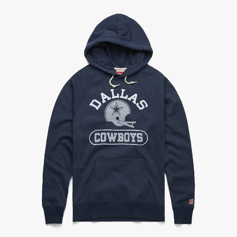 Men's camouflage hooded sweatshirt Men's round-neck hooded sweatshirtDallas Cowboys Throwback Helmet Hoodie