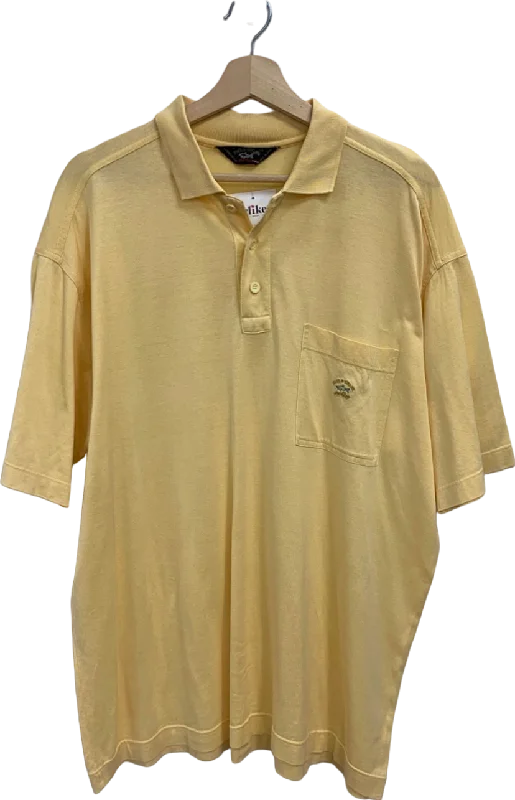 men's henley shirt with contrast color sleeves Paul & Shark Yellow Polo Shirt UK XL men's henley shirt with contrast color sleeves Paul & Shark Yellow Polo Shirt UK XL