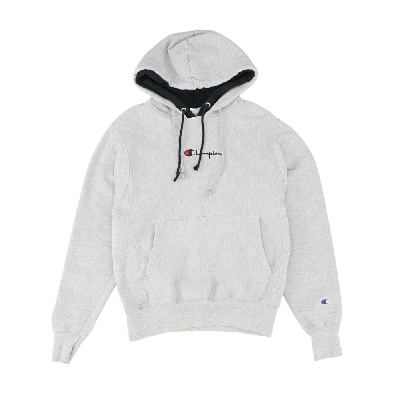 men's lightweight denim jacket Gray Solid Hoodie Pullover