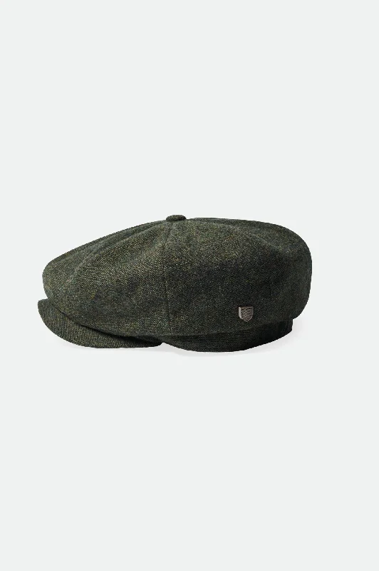 protective UV-blocking hats for outdoor workers and athletes Brood Baggy Snap Cap - Moss/Moss
