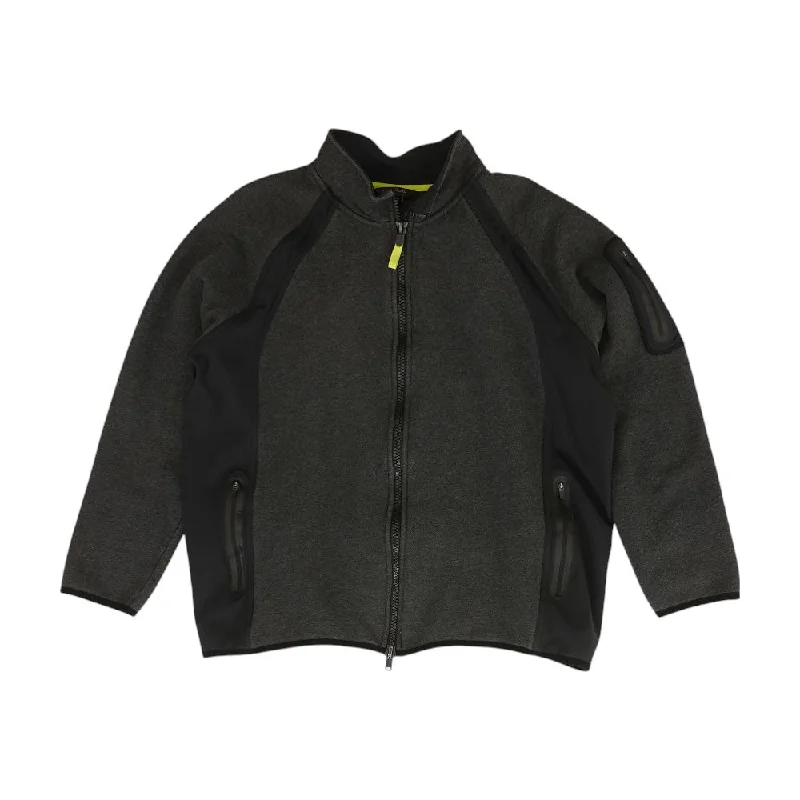 men's down vest jacket for fall Gray Solid Active Jacket
