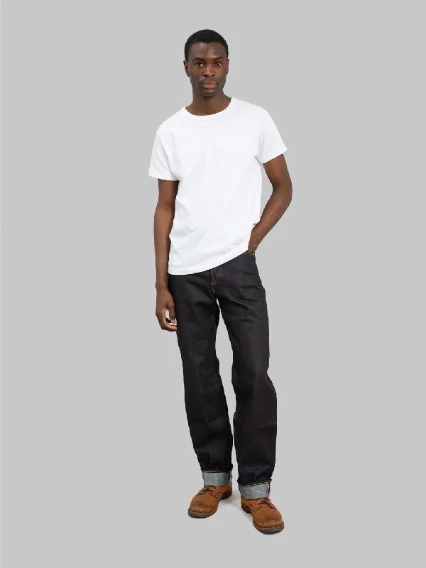 Men's high-performance yoga pants for flexibility Momotaro MMJB0100 14.7oz #100 "Standard" Straight Jeans