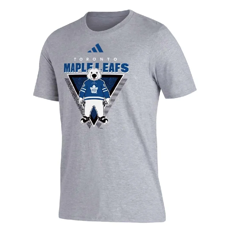 men's graphic tee with distressed print adidas - Men's Toronto Maple Leafs Short Sleeve T-Shirt (IA3642)