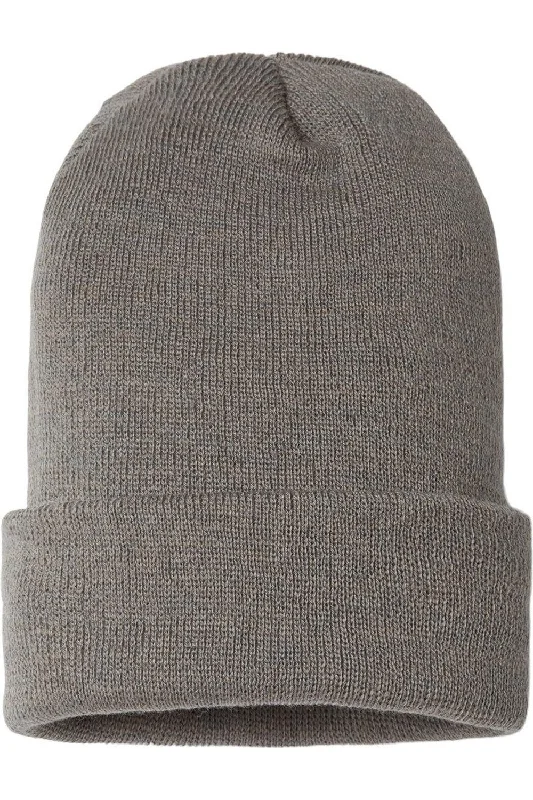 cozy knitted beanie hats with fur pom-poms for winter cuteness CAP AMERICA USA-Made Sustainable Cuff Knit