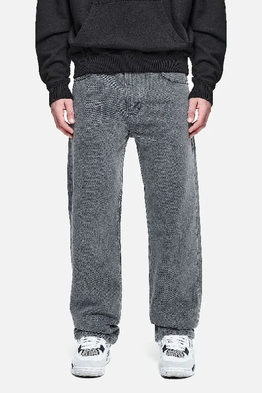 Men's moisture-wicking activewear pants Baltra Baggy Jeans Washed Grey