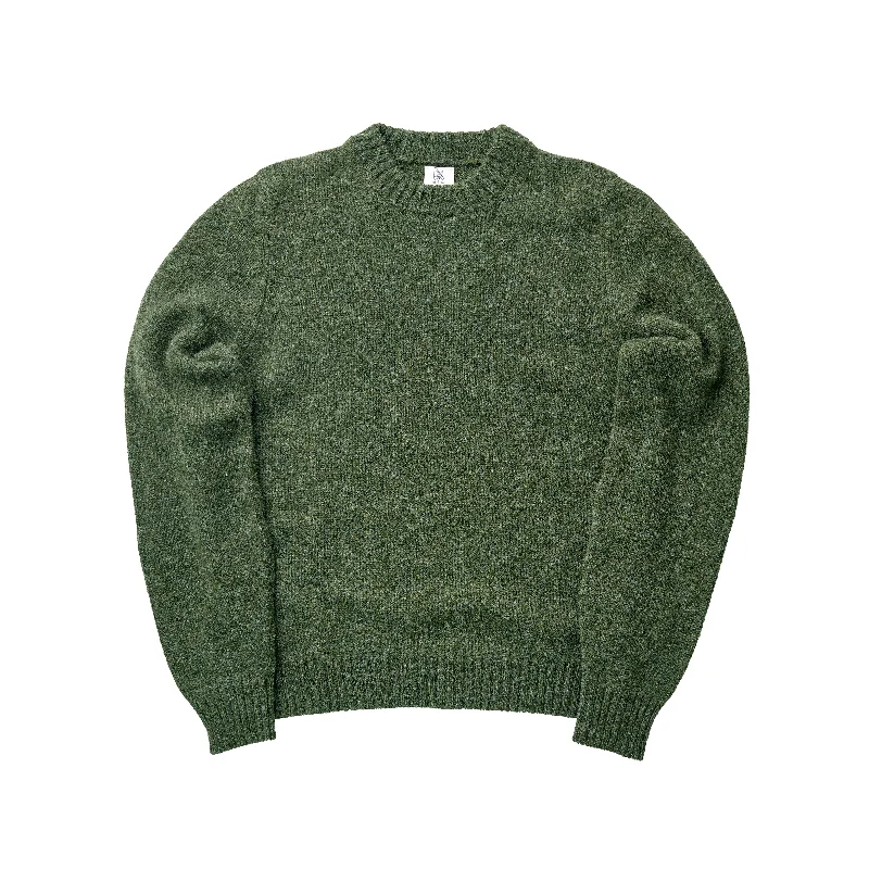 men's graphic tee with distressed print The Lichen Crew Neck Woollen Sweater