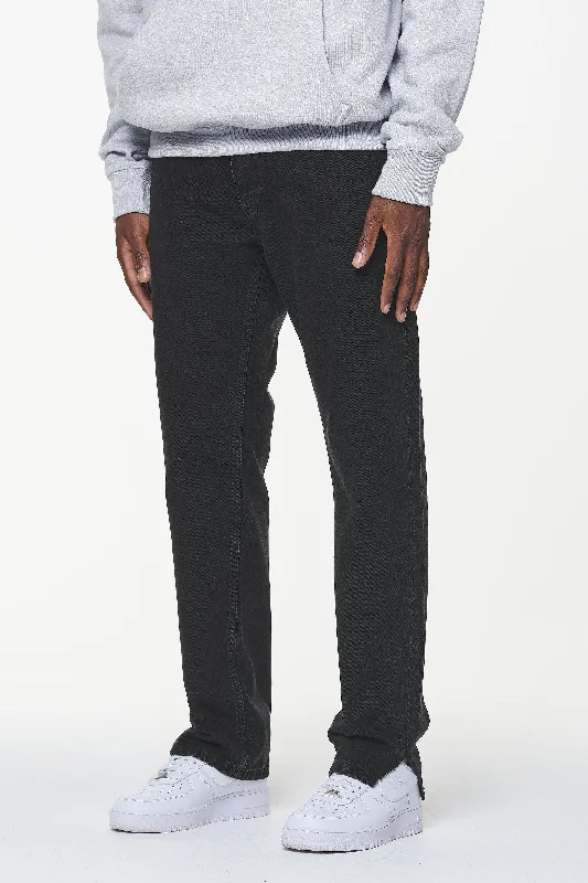 Men's moisture-wicking exercise pants Withy Distressed Ankle Jeans Washed Black