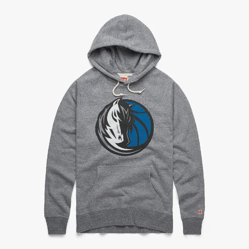 Men's hooded sweatshirt for easy care Men's hooded sweatshirt for casual wearDallas Mavericks Logo Hoodie